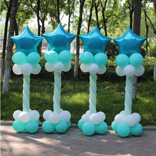 Balloon column base New Blue Balloon Pillar Road Fashion Wedding Dress Up Birthday Party Celebration Balloon Arrangement