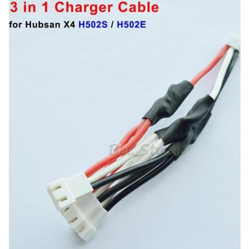 3 in 1 Battery Charger Cable Converter for Hubsan X4 H501S RC Quadcopter Parts