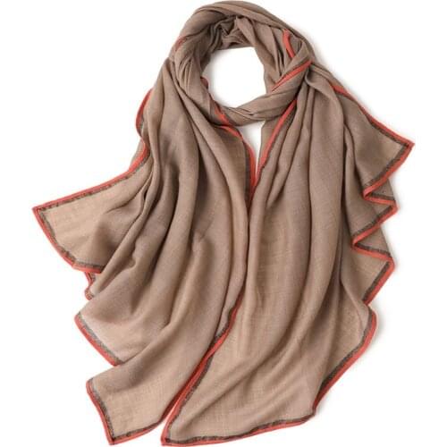 2021 New Ring Velvet Wool Scarf Female Autumn Winter Korean Version Wrap Edge High Grade Women Shawl Spot Wholesale