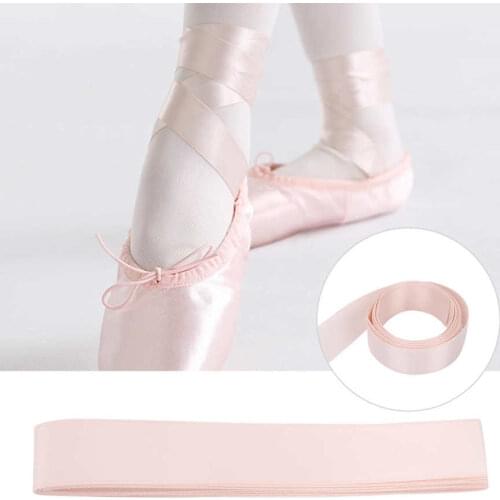1pc Soft Outsole Professional Ballet Dance Ribbon Satin Roll Ballet Shoes Pointe Dance Shoes Accessories Dance Accessory
