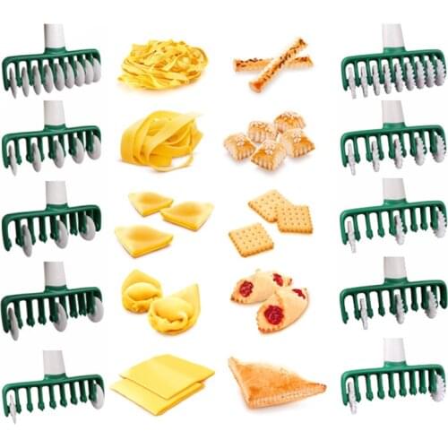 1PC Noodle Cutter Plastic Roller Dough Pastry Knife Pasta Ravioli Biscuits Rolling Pin Noodle Rolling Dough Cutter Kitchen Tools
