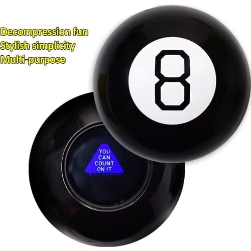 Ball Black 8 Magic Props Magic Ball Perfect Gift Toy For Kids Well-liked