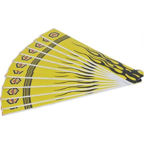 12pcs Arrow Wraps Archery Fiberglass Carbon Wooden Bamboo Aluminum Arrow Colorful Sticker DIY Accessory Make Arrow