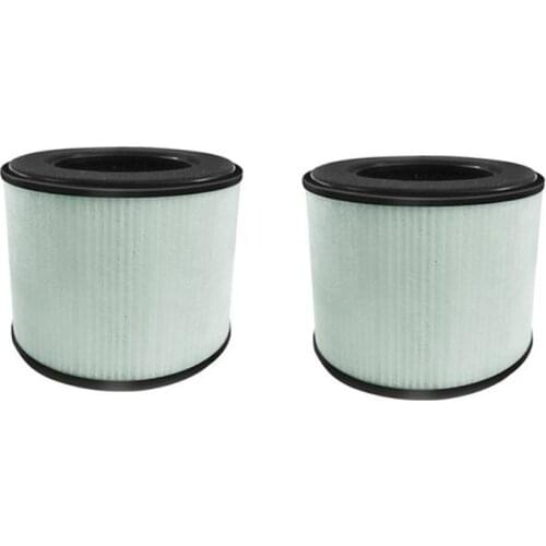 2 Pack Replacement HEPA Filter Compatible for PARTU BS-08, 3 in 1 Filtration High Efficient Activated Carbon HEPA Filter