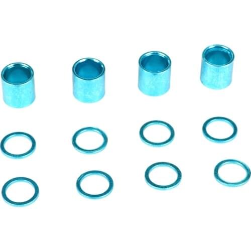 AKAGEAR 4Pcs Skateboard Wheels Bearing Spacer Scooter Wheel Bearing Spacer Roller Skates Bearing Bushing Skating Spacers