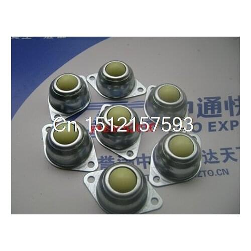 5Pcs Dia 5/8'' CY-15A Nylon Ball Metal Transfer Bearing Unit Conveyor Roller Wheels
