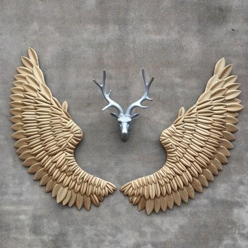 AMERICAN RETRO ANGEL WINGS WALL HANGING BAR IRON WALL DECORATION CLOTHING SHOP SHOOTING PROP LOFT WALL DECORATIONS WINGS PROPS