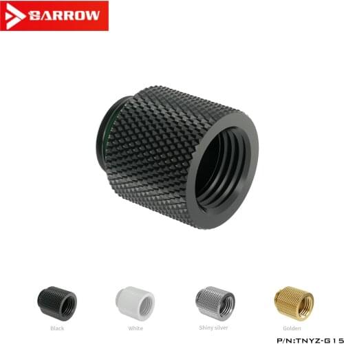 Barrow G1 / 4 'Black / Bright Silver / White / Gold Extension Screw Holder (15MM Extension) TNYZ-G15