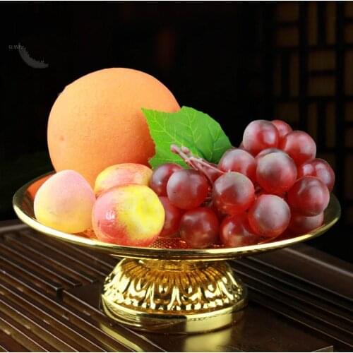 Buddhist supplies copper-plastic alloy fruit plate
