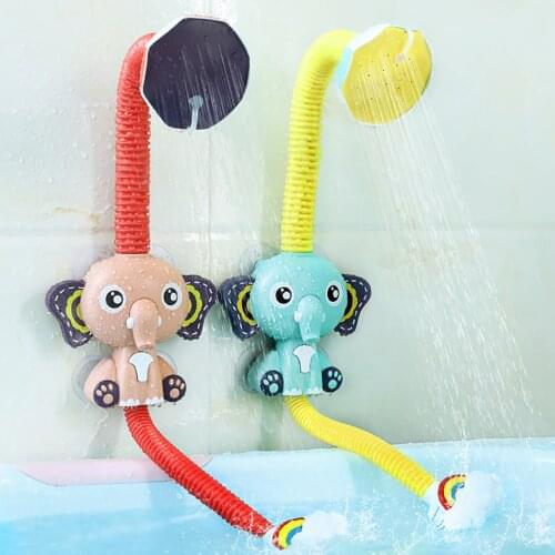 Bath Toy Baby Water Game Animal Model Faucet Shower Electric Sprayer for Kids Swimming Bathroom Baby Toys