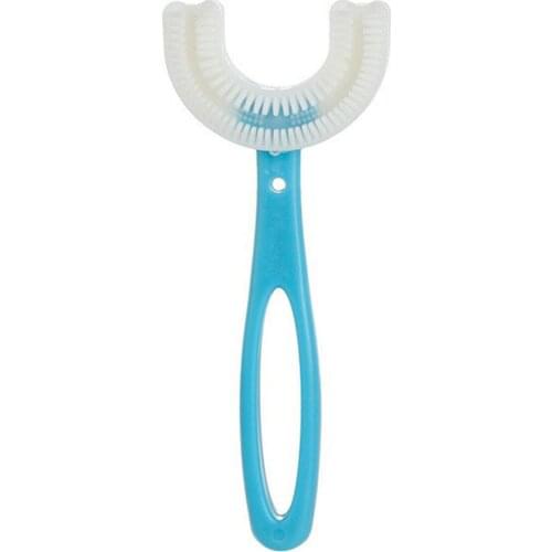 ChildrenS Toothbrush U Silicon Toothbrush Mouth-Cleaning Manual Cartoon Pattern Hand-Held 6-12 Years Old