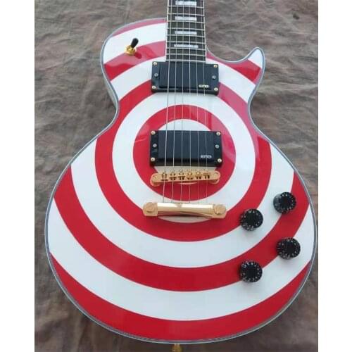 Diapasón de palisandro, guitarra eléctrica de seda de 22 grados, amarilla y negra, guitarra eléctrica de alta calidad