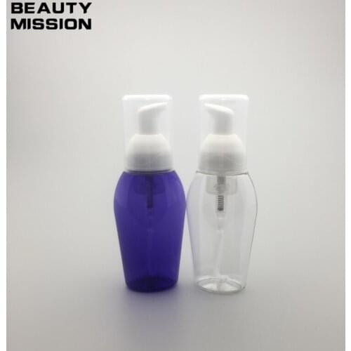 BEAUTY MISSION 80ml Dispenser Suds Soap Foam Foaming Pump Bottle Travel Plastic Clear liquid Soap Dispenser