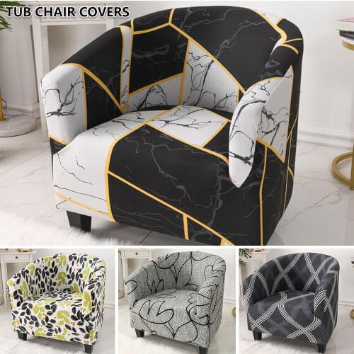 Elastic Sofa Covers Waterproof Washable Armchairs Tub Sofa Slipcover Couch Chair Protector Cover Decoration for Bar Living Room