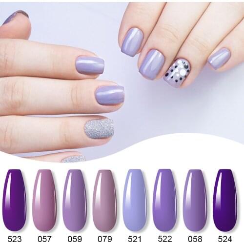 8ml Gel Nail Polish Bright Color Soak Off Nail Gel Semi Permanent UV Varnish Hybrid Matte Top Coat for Nails Art Gel Varnishes