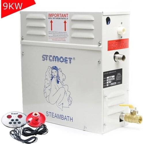 Steam Generator 220V/380V Home Steam Maker Machine Sauna Bath SPA Steam Shower 9KW Digital Controller Mist Making Machine ST-90