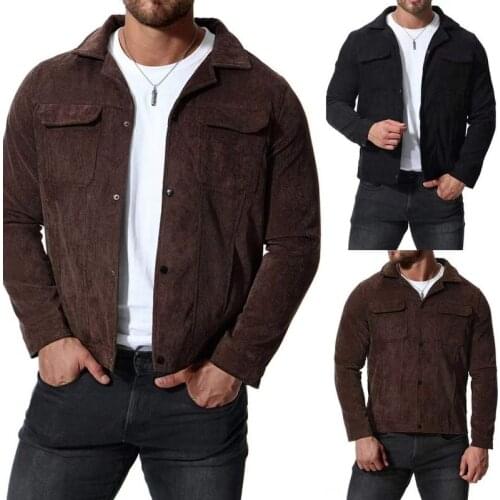 Mandylandy Mens Corduroy Jackets