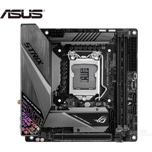 For ASUS ROG STRIX Z390-I GAMING Motherboard LGA 1151 DDR4 USB2.0 USB3.0 USED Desktop motherboard