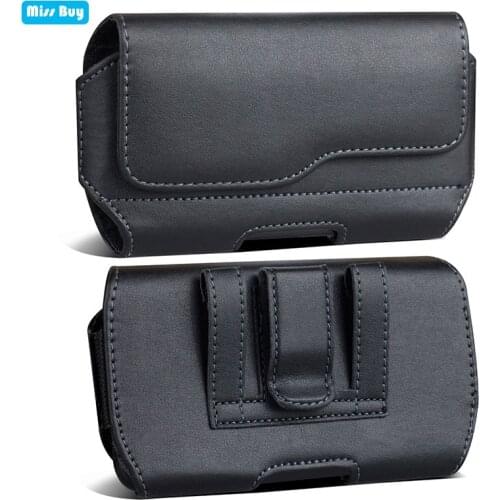 Mobile Phone Pouch Bag For Samsung galaxy S10 Lite S10 Plus S8 S9 Plus S7 edge S6 S5 Case Leather Cover Flip Waist Holster Belt