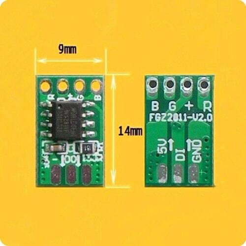 DC5V WS2811 addressable pixel PCBA;without LED