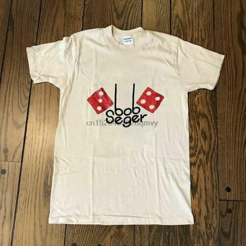 Rare Vtg Bob Seger 1974 70s White T-Shirt Reprint