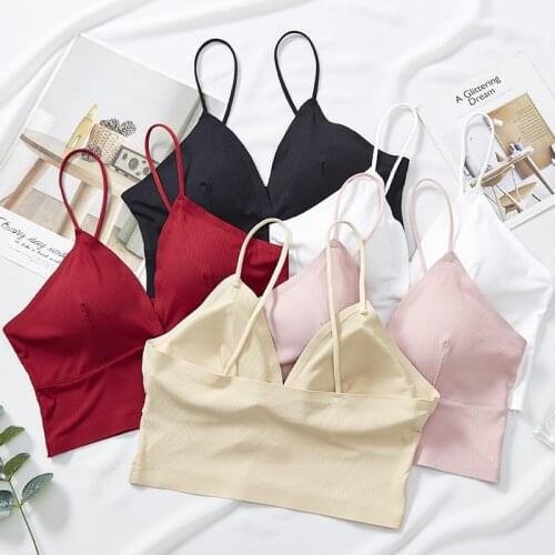 Silk Summer Bras One-Piece Bralette Comfortable Womens Tube Top Seamless Underwear New