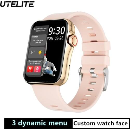 UTELITE 2021 D06 Smart Watch Men 1.6 inch Screen Bluetooth-compatible Call IP67 Waterproof Women Watch Blood Pressure Wristwatch
