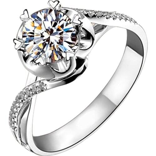 Staggered S925 Sterling Silver Rings Womens Snowflake Luxury Engagement Wedding Party Elegant and Delicate Cute Lovely Jewelry