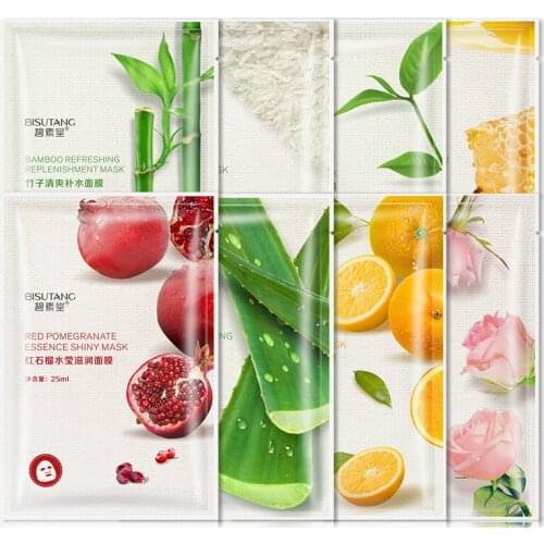 1PCs Extract Water Moisturize Brighten Skin Shrink Pores and Moisturize Facial Mask Skin care products