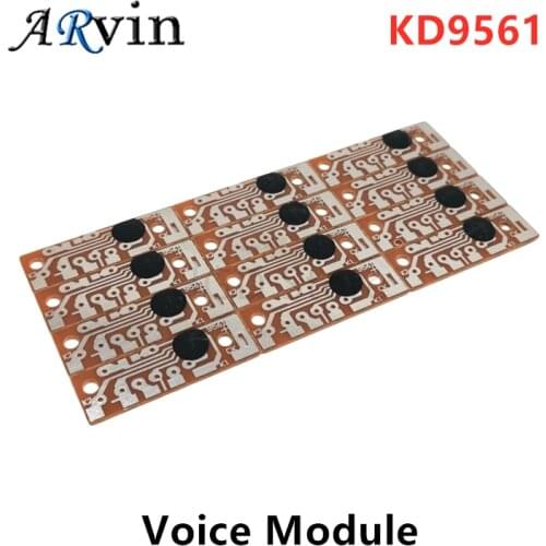 10PCS Voice Module KD9561 CK9561 Alarm Module 4 Kind of Sound DIY Kit VCC GND