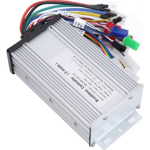 12Tube Brushless Controller Dual Mode Rectangula E-Bike Brushless Speed Motor Controller for Electric Scooter