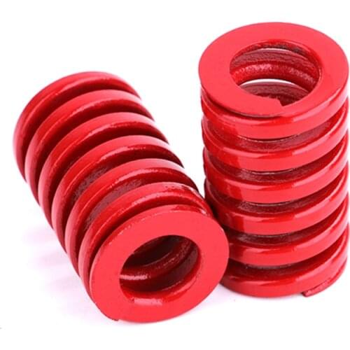2Pcs 25mm OD Die Spring For Rear Trunk Tailgate Strut Support Left Bars Red For Tesla Model 3 2017 2018 2019 2020
