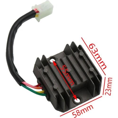 4 Wires 2sets Voltage Regulator Rectifier Motorcycle Boat Motor Mercury ATV GY6 50 150cc Scooter Moped JCL NST TAOTAO