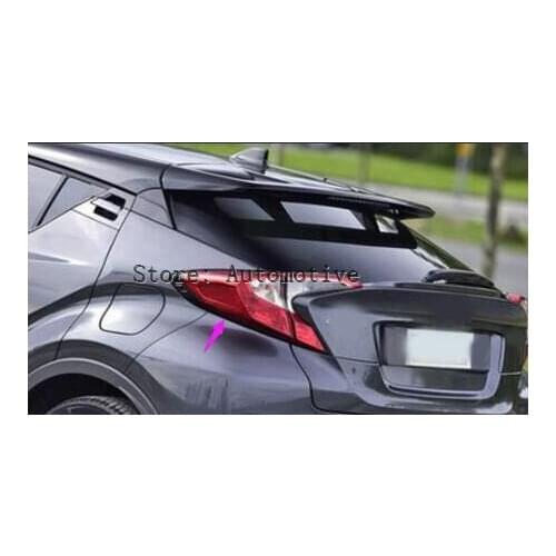 ABS Chromium Styling Rear Tail Light Lamp Eyebrows Cover Trim Sticker For Toyota C-HR CHR 2016 2017 Accessiores