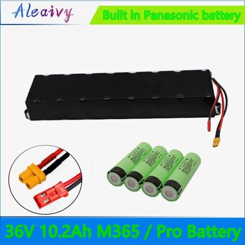 Aleaivy Cn(Original) Panasonic 36V 10.2Ah Battery For Xiaomi M356 M356 Pro Special Battery Pack 36V Li-ion Battery 10200mAh