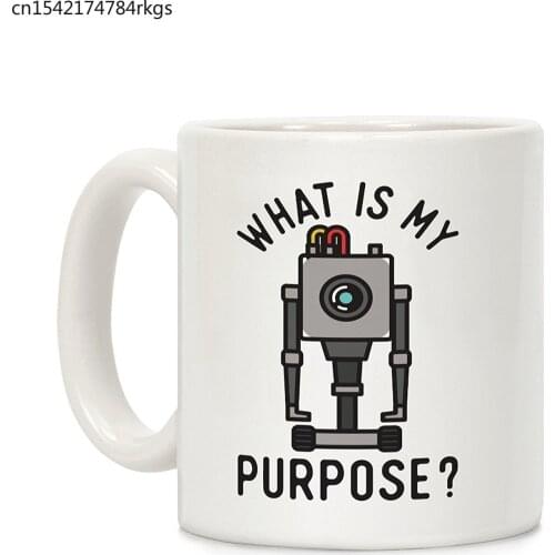 Butter Robot White 11 Ounce Ceramic Coffee Mug