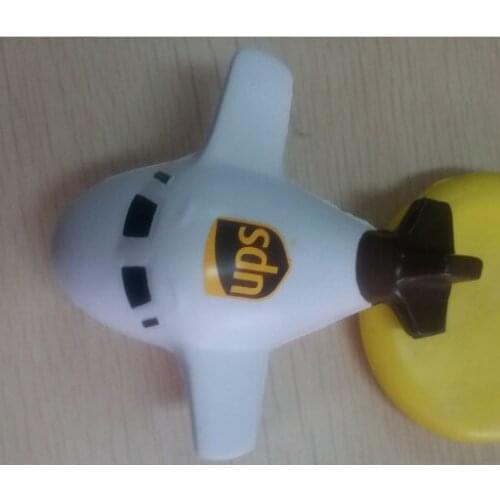 Free 1-3 Color Logo Free EMS Ship Customized Squeezy Airplane Shape ,Good For Company Gift Express Gift