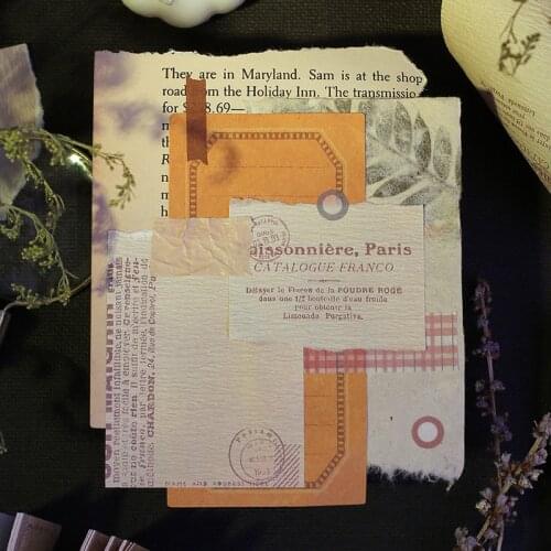 50pcs/emo Pads Sticky Notes Distant Letterhead Junk Journal Scrapbooking Stickers Office School stationery