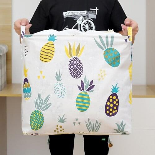 Large Storage Basket Closing Waterproof and Moisture-proof Quilt Storage Bag Clothing Portable Moving Packing Bag