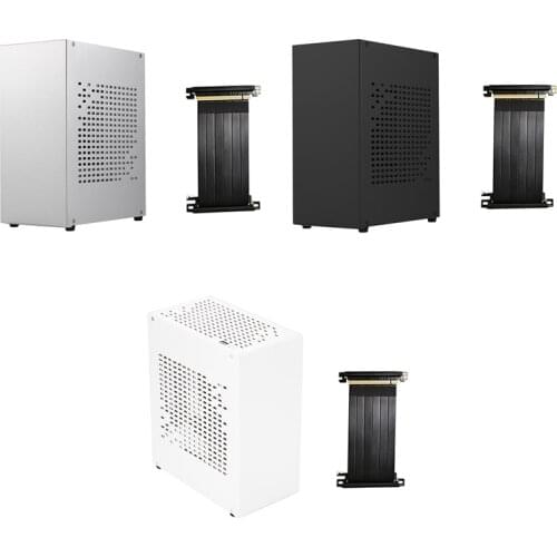 A07 Mini ITX Computer Case Chassis HTPC Host Case USB3.0 ITX Enclosure with Graphics Card Extension Cable