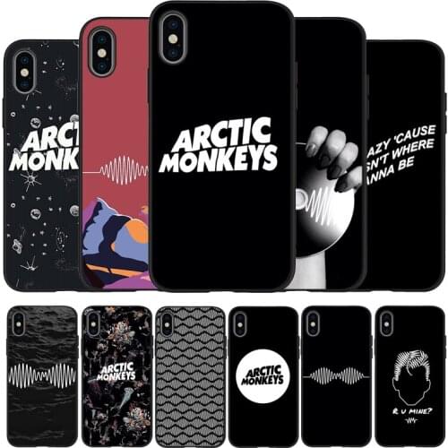 Arctic Monkeys Black TPU Silicone Soft Phone Case For iPhone 11 12 Pro X XR XS MAX 5 6 7 8 Plus SE 2020