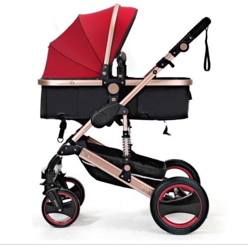 Cheap travel system luxury baby stroller 3 in 1 with carrycot and carseat