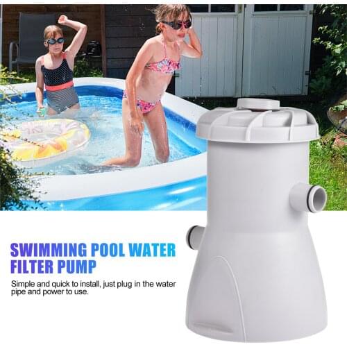 Swimming Pool Electric Filter Pump Large Pool Filter Household Pool Cleaner Removable Filter Core Circulation Pump