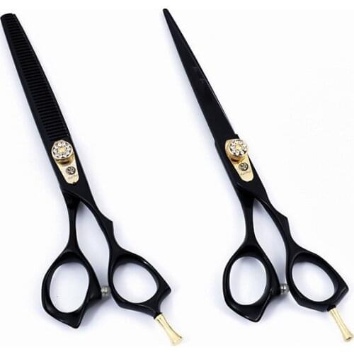 Purple Dragon 7 Inch Pet Shears Professional Hairdressing Scissors Cutting Thinning Scissors for Dogs Grooming Tools