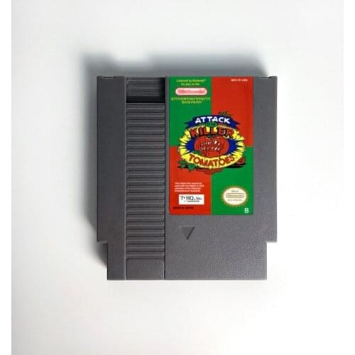 Attack of the Killer Tomatoes - Game Cartridge For NES Console 72 Pins 8bit