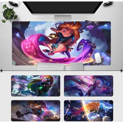 Hot Selling League of Legends Zoe Gaming Mouse Pad Gaming MousePad Large Mouse Mat Desktop Mat Computer Mouse pad For Overwatch