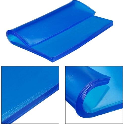 DIY Modified Motorcycle Seat Cushion Gel Pad Cool Pad Shock Absorption Mat Cut Cushion For Motorcycle Car Chair Cushion 2CM Blue
