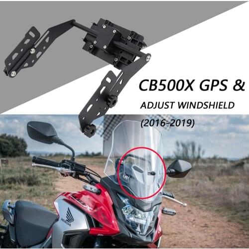 2016-2019 2018 New Stand Holder Phone Mobile Phone GPS Plate Bracket Auto adjust screen stand For Honda CB500X CB 500 X CB 500X