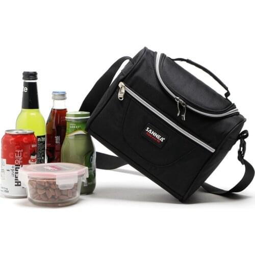 New Fresh Insulation Lunch Bag For Women Student Kid Thermal Insulated Oxford Picnic Food Cooler Box Tote Storage Ice Bags