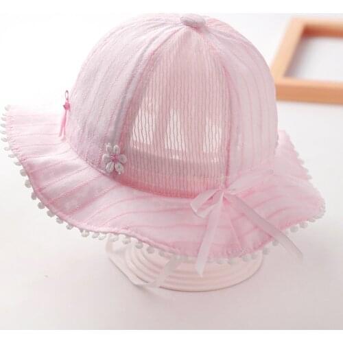 Baby Girl Hat Kids Flower Princess Outdoor Summer Bucket Sun Hat Kids Hats Children Cap